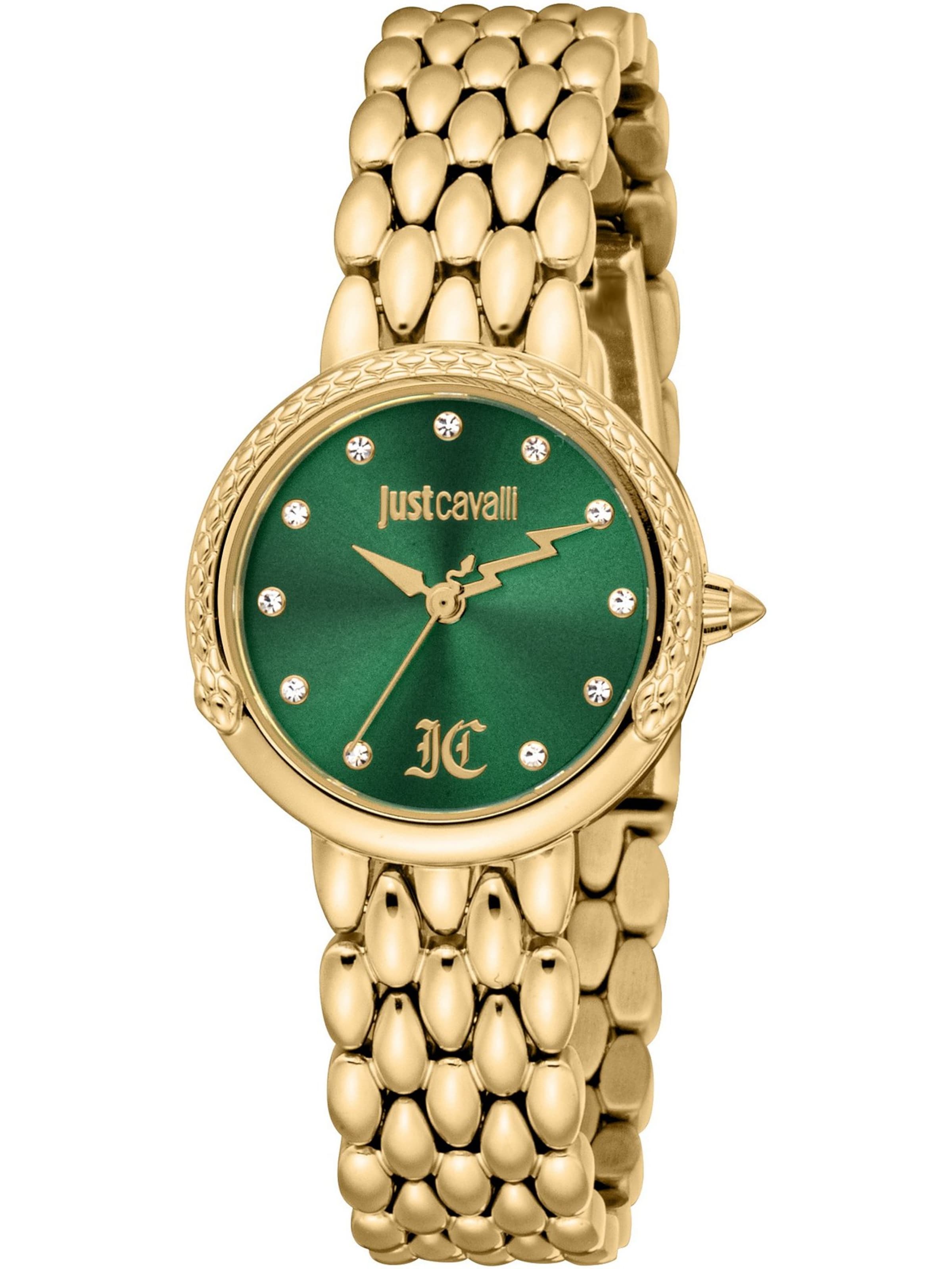 Just Cavalli Analoguhr in Gold: Vorderseite