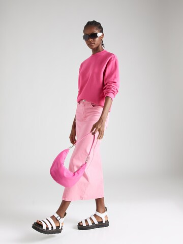 Monki - Sweatshirt em rosa