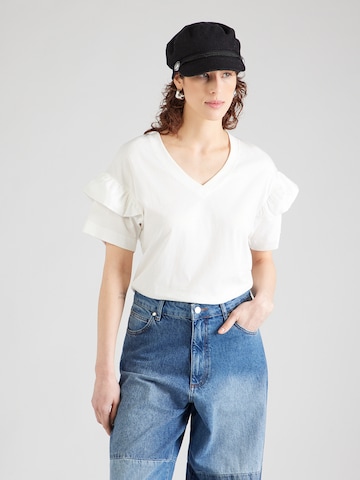 SELECTED FEMME T-Shirt 'SLFJESMINES' in Weiß: Vorderseite