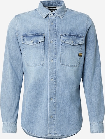 mėlyna G-STAR Standartinis modelis Marškiniai: priekis