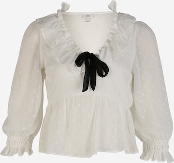 River Island Petite Blouse in White: front