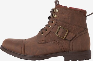 Chaussure à lacets 'CHICHESTER' JACK & JONES en marron : devant