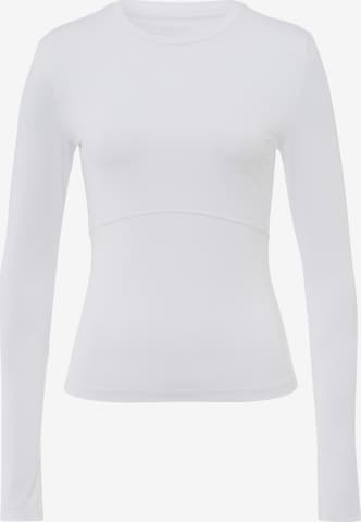 Les Lunes Shirt 'Flow Longsleeve' in White: front