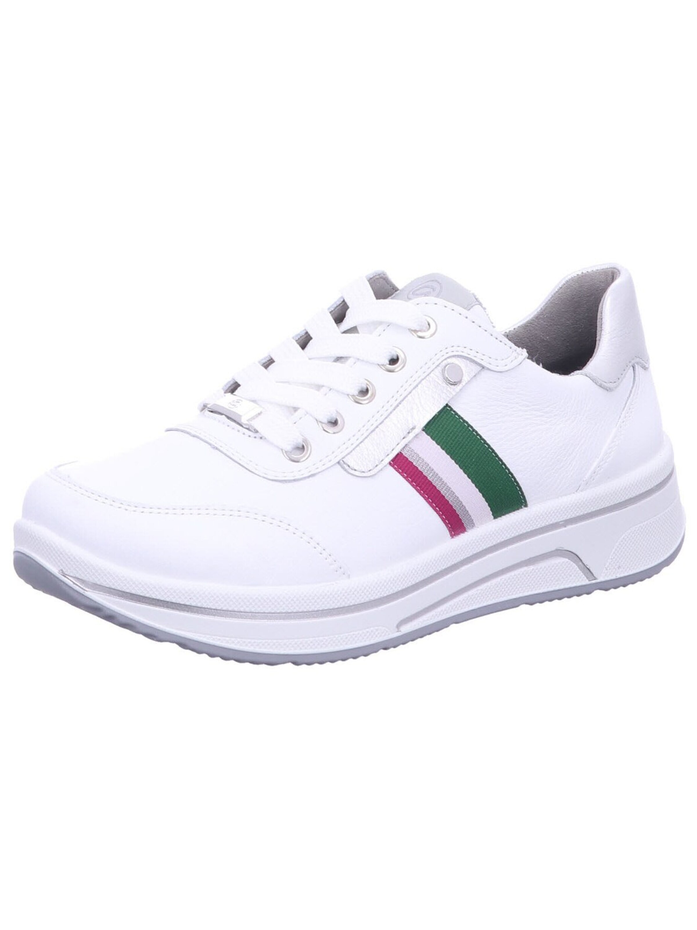 ARA Låg sneaker 'Sneaker Low Damen 12-27542 24 Echtleder in weiß' i vit: framsida