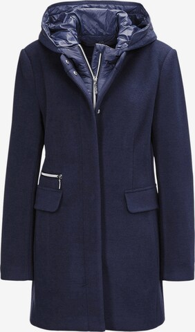 Goldner Between-Seasons Coat in Blue: front