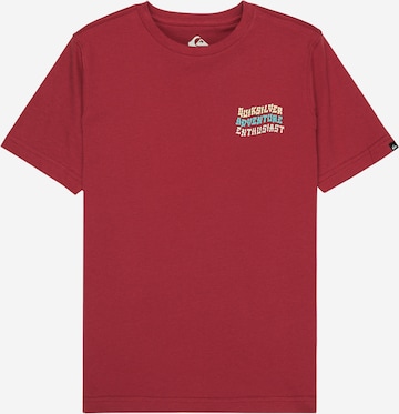 QUIKSILVER T-shirt 'Cosmic Character' in Rot: Vorderseite