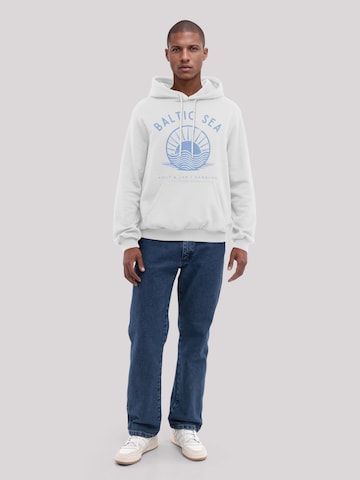 Sweat-shirt 'Baltic Sea Knut und Jan' F4NT4STIC en blanc