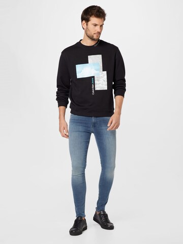 Calvin Klein JeansSweater majica - crna boja