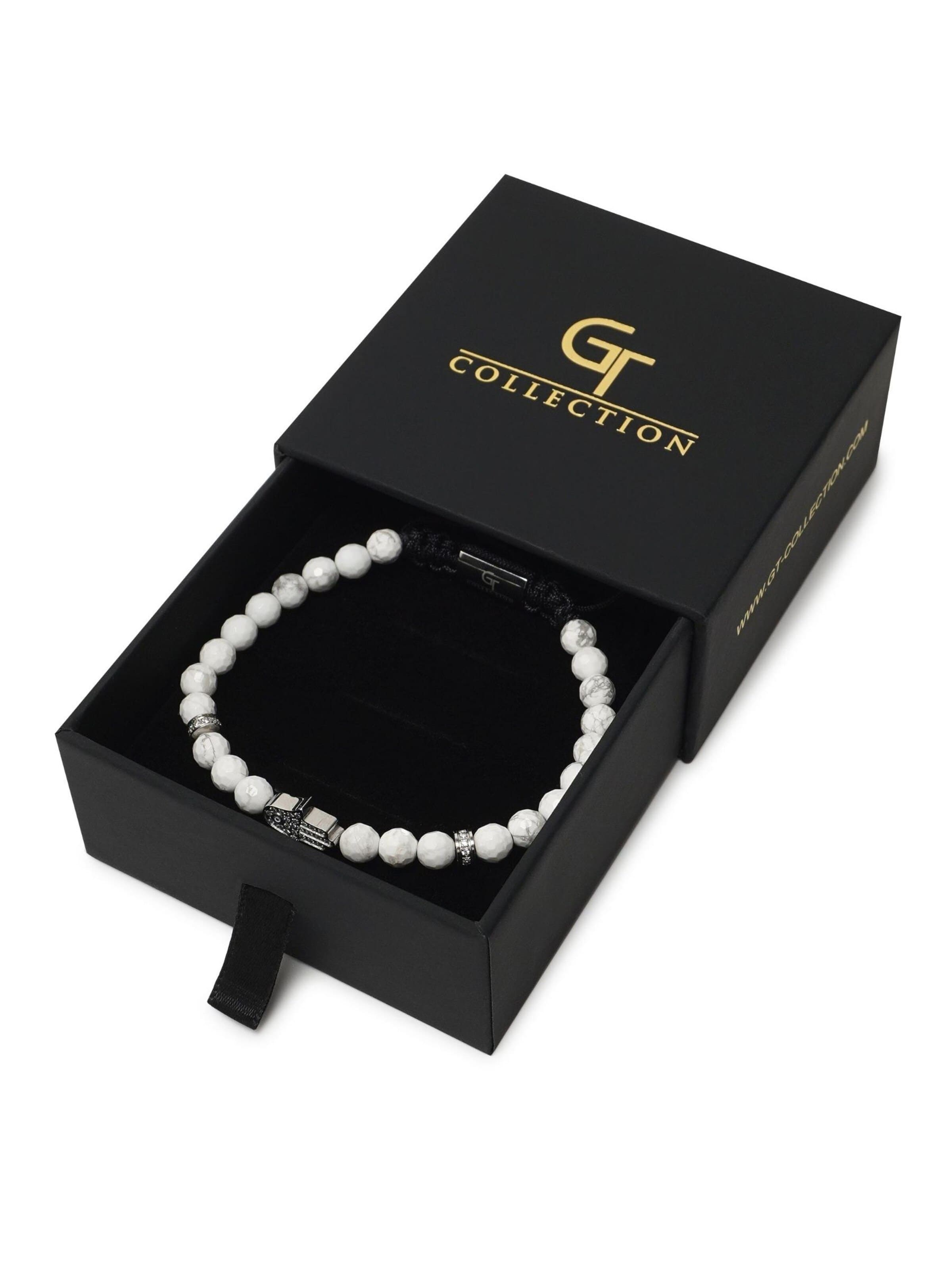GT Collection Bracelet 'Hamsa Hand' in White