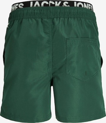 JACK & JONES Бански къси панталонки 'Fiji' в зелено