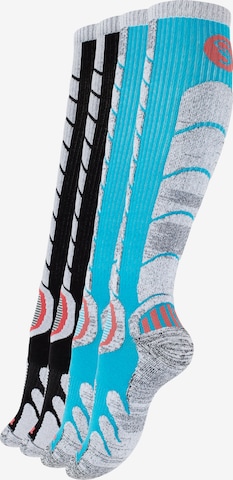 Chaussettes de sport Stark Soul en bleu : devant