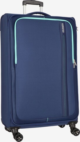 American Tourister Trolley 'Sea Seeker' in Blau