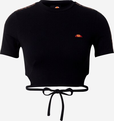 ELLESSE T-shirt 'Battaglia' i gammalrosa / svart, Produktvy