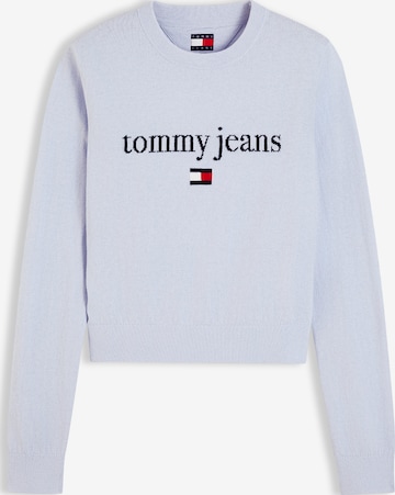 mėlyna Tommy Jeans Megztinis 'ESSENTIAL': priekis