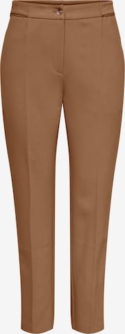 ONLY Pleated Pants 'Milian' in Brown: front