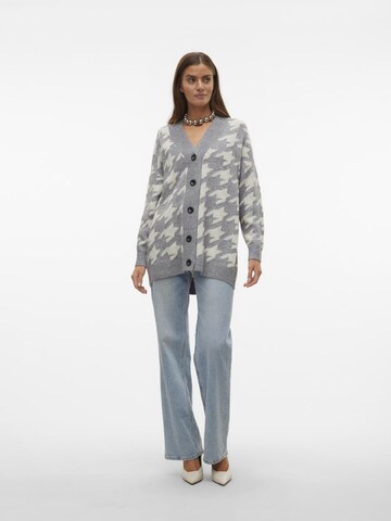VERO MODA Knit cardigan in Grey