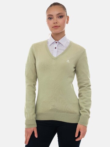 Sir Raymond Tailor Sweater 'Verty' in Green: front