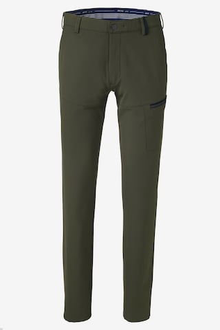 MEYER Slimfit Chino in Groen: voorkant