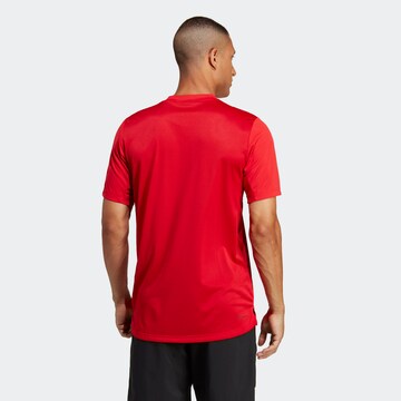 T-Shirt fonctionnel 'Club' ADIDAS PERFORMANCE en rouge
