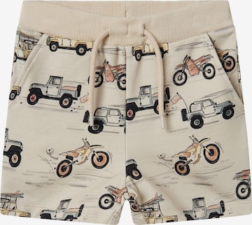 Regular Pantalon NAME IT en beige : devant