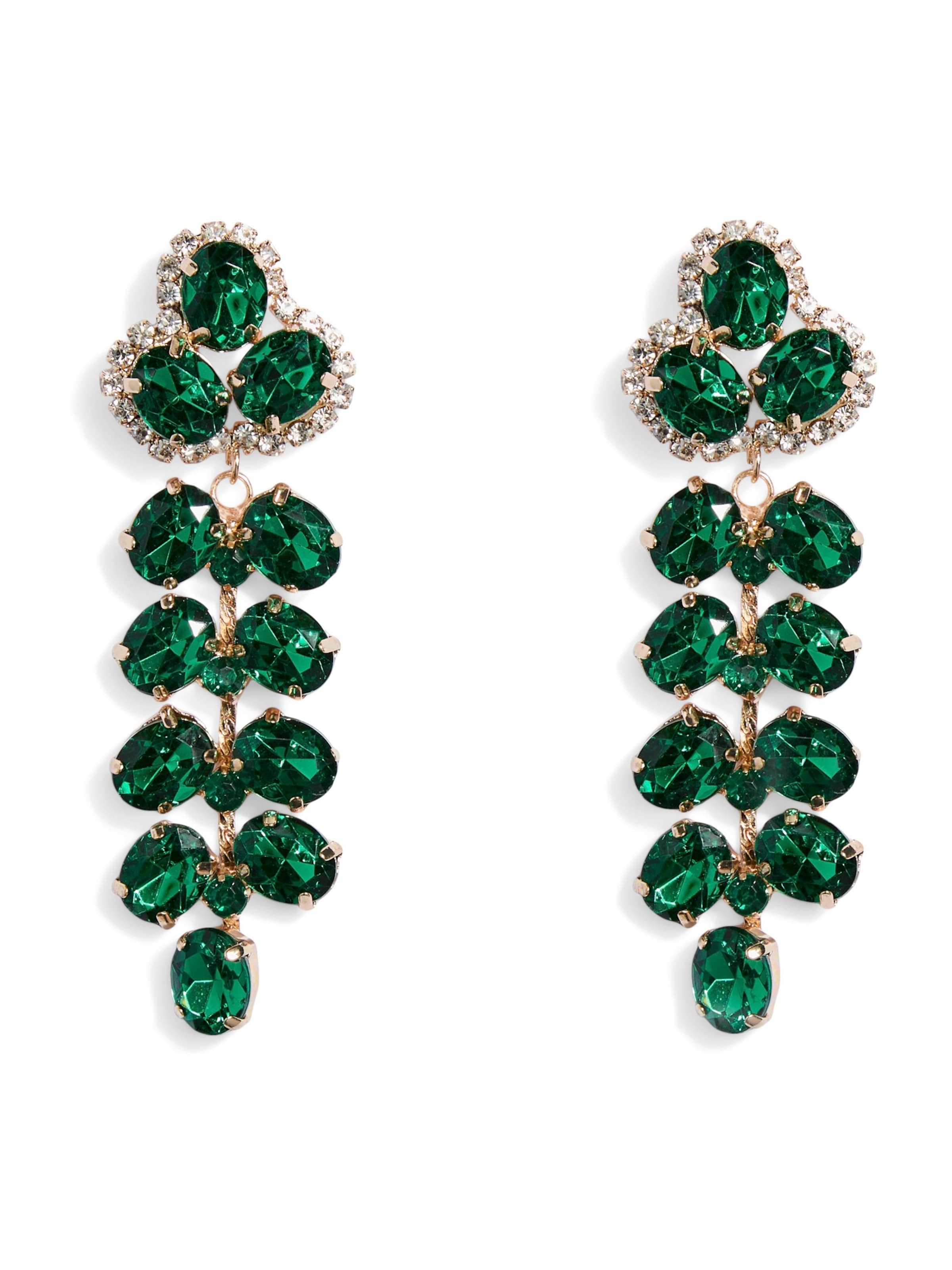 PIECES - Pendientes 'PCGILINARY' en verde: frente