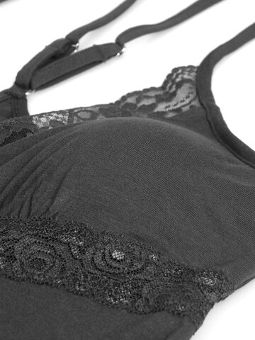 ORGANZA Lingerie Negligee 'Bequemes Negligé' in Black