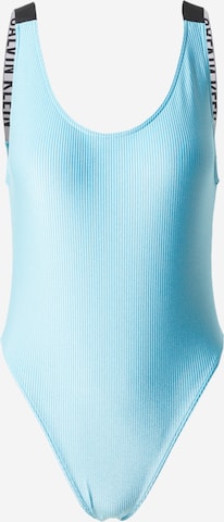 Calvin Klein Swimwear Swimsuit in Blue: front