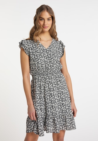 MYMO Summer Dress in Black: front