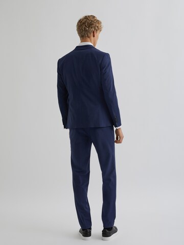 Coupe slim Veste de costume 'Ludvigsen' Bertoni en bleu