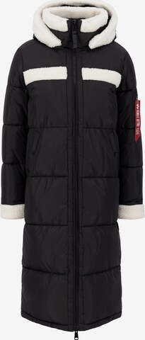 ALPHA INDUSTRIES Winterjacke in Schwarz: predná strana