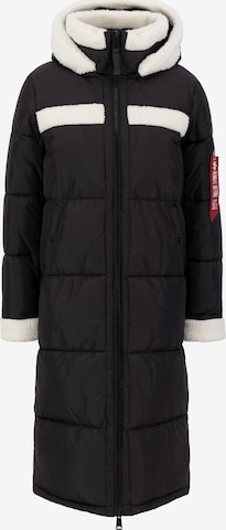 ALPHA INDUSTRIES Winter jacket in Black: front