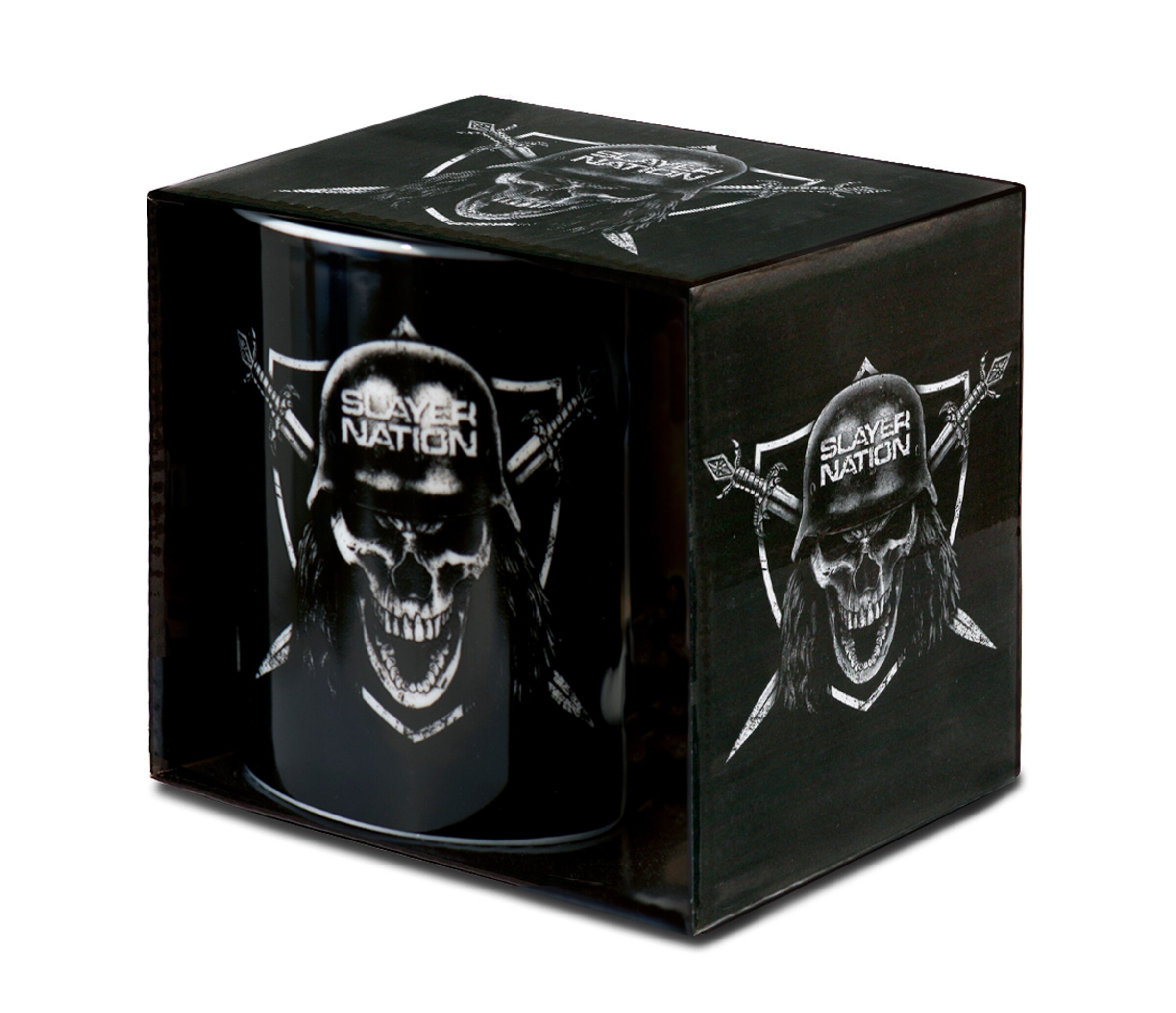 LOGOSHIRT Cup 'Slayer - Nation' in Black