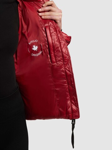 khujo Zimní bunda 'Luna' – červená