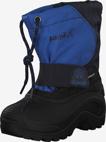 Kamik Snow Boots 'Snowfox 3WP' in Blue: front