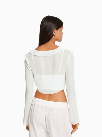 Bershka Blus i vit