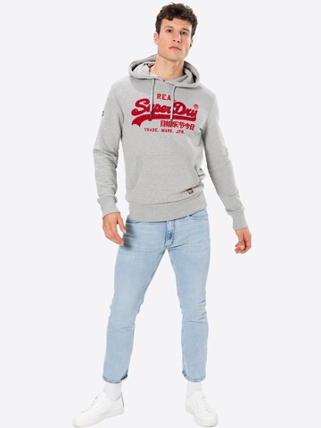 Superdry Суичър в сиво