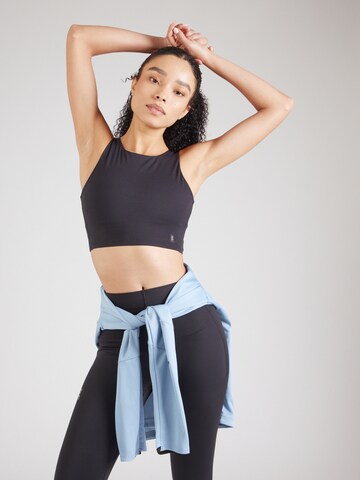 On - Bustier Sujetador deportivo en negro: frente