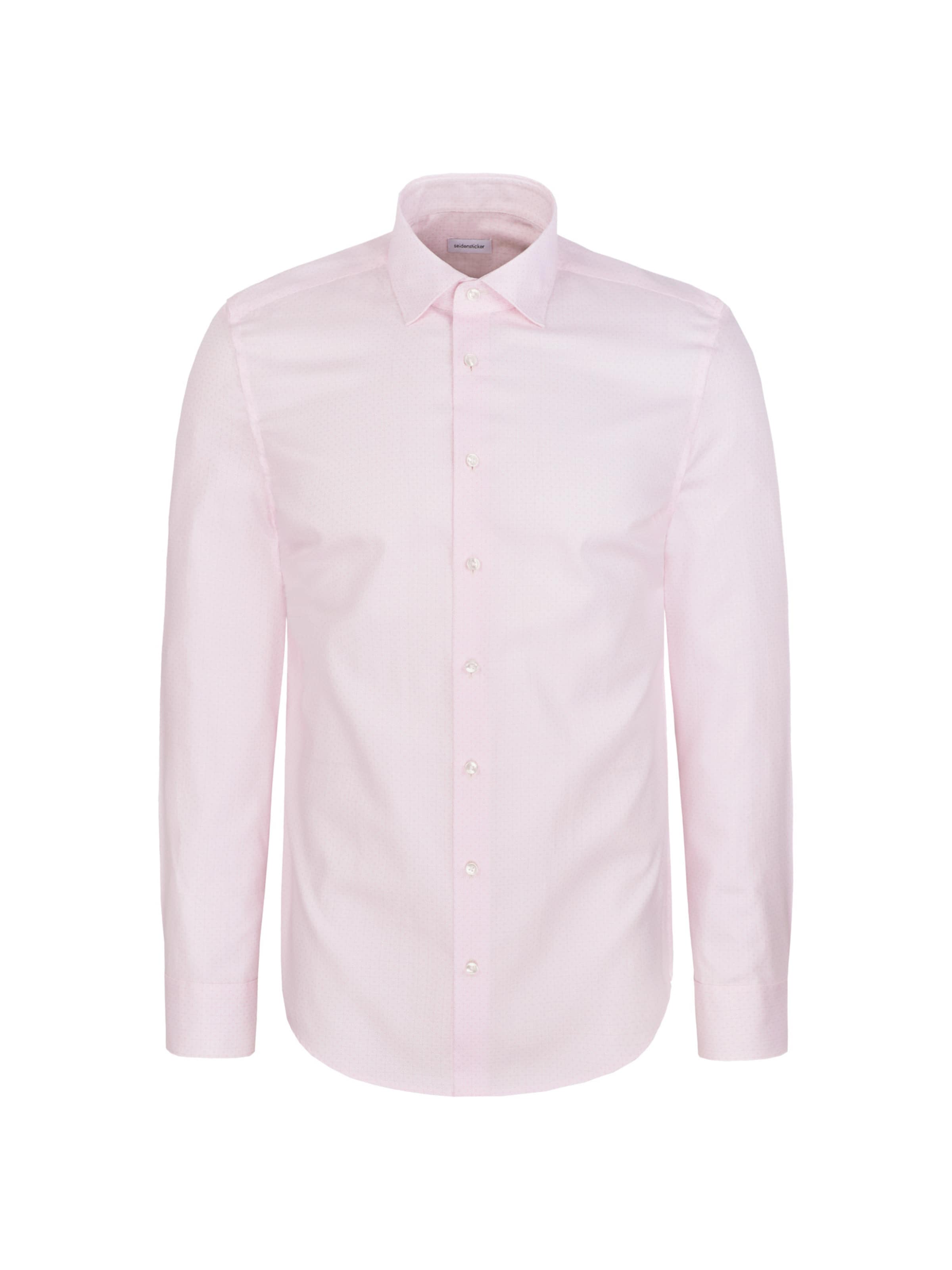 SEIDENSTICKER Slim fit Business Shirt in Pink: front