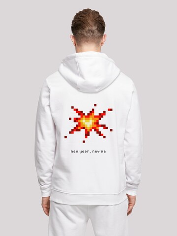 F4NT4STIC Sweatshirt 'SIlvester Party Happy People Only' in Wit