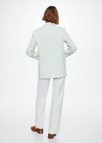 MANGO Blazer 'Sorbet' in Green