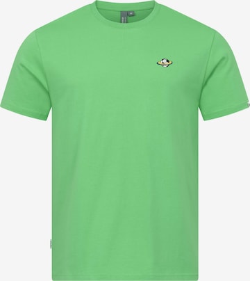 T-Shirt Ragwear en vert : devant