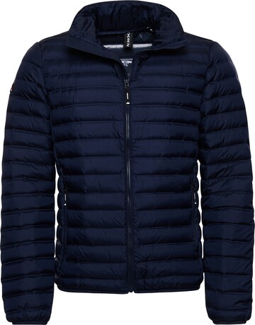 Superdry Winterjas in Blauw: voorkant