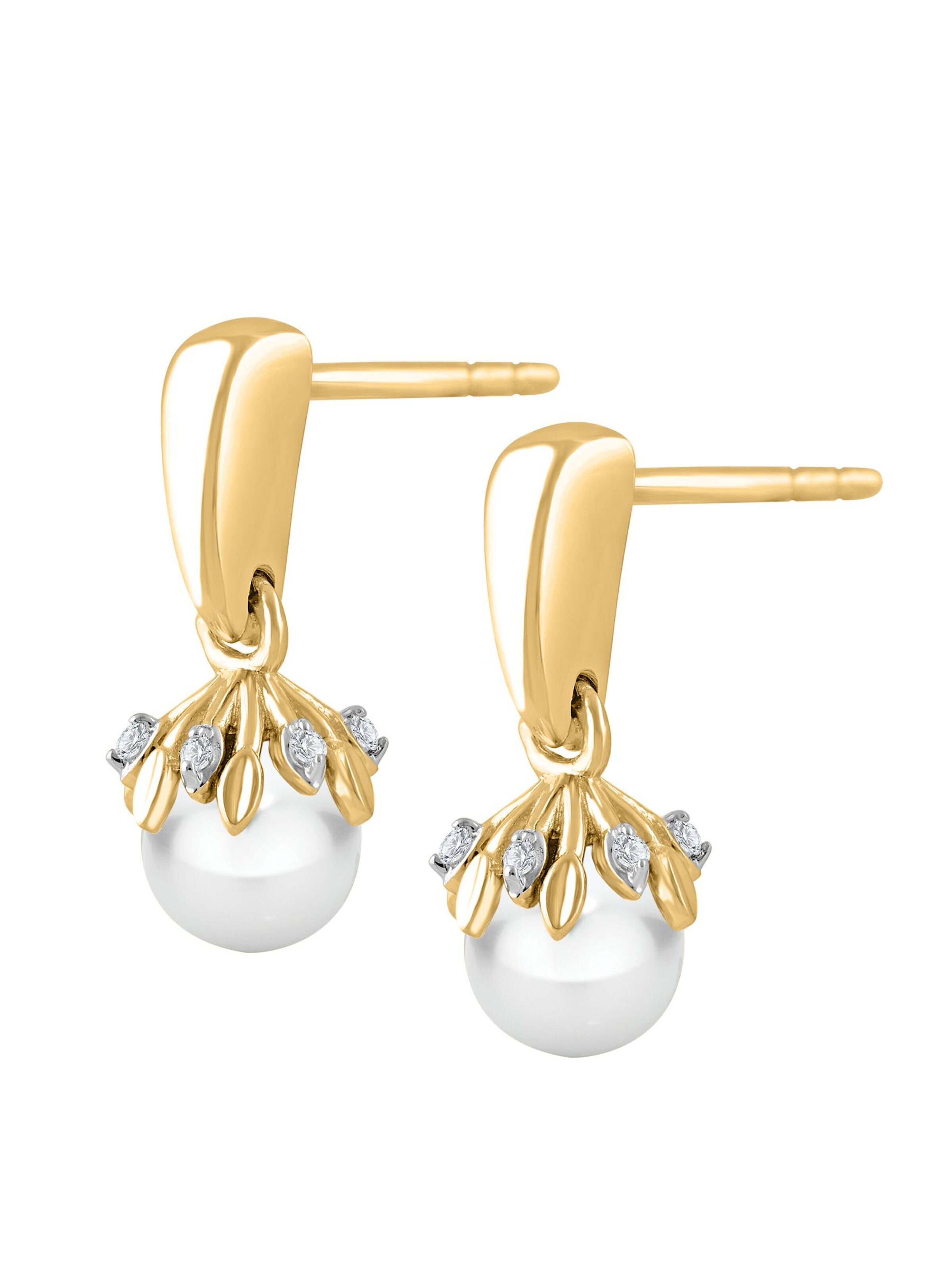 Diamant Exquis - Pendientes en oro