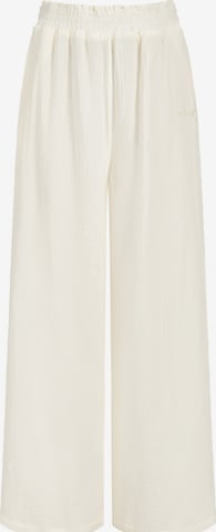 cfab Baggy Trousers 'Musselin Pants' in White: front