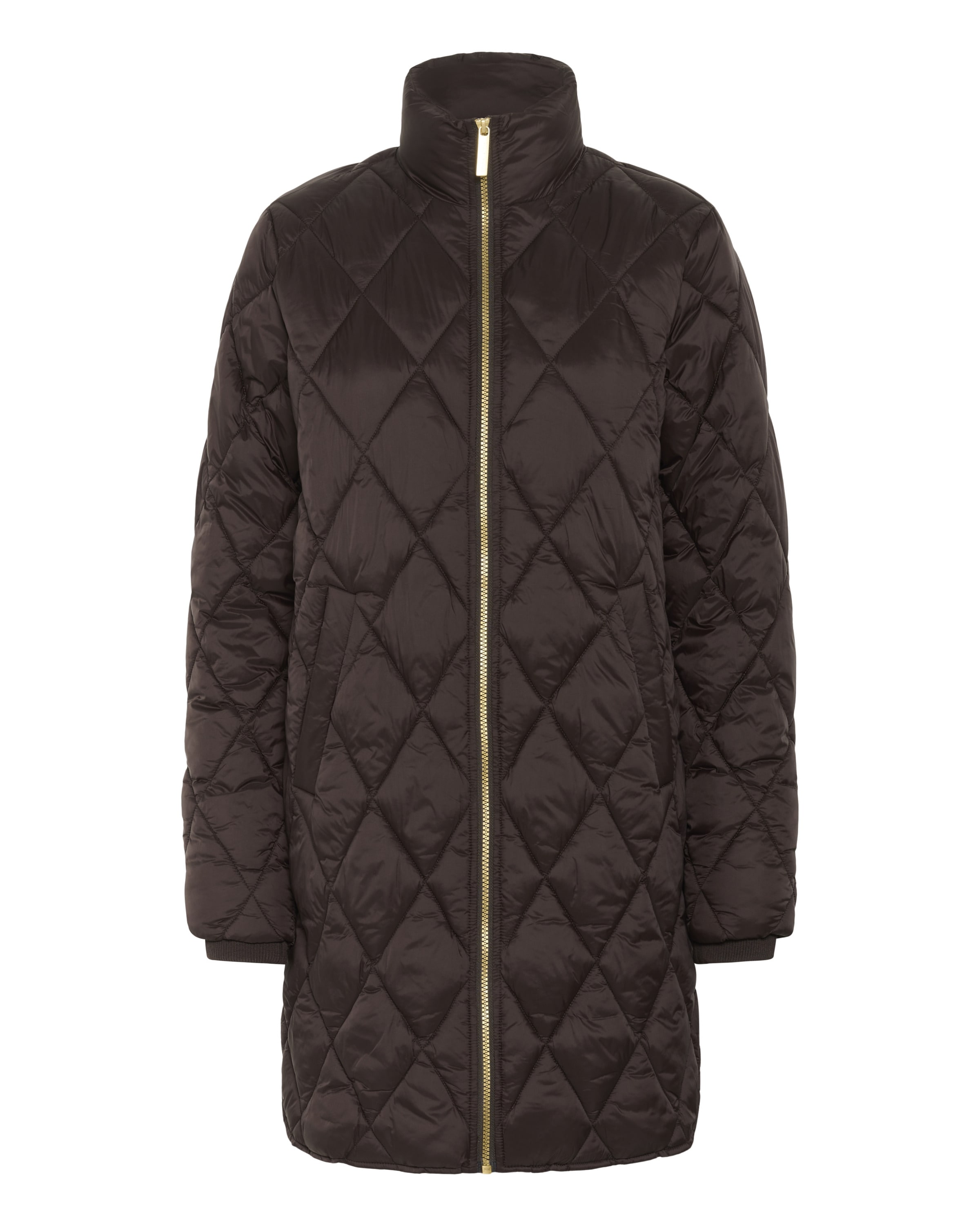 Part Two Tussenmantel 'OlilasPW' in Bruin: voorkant