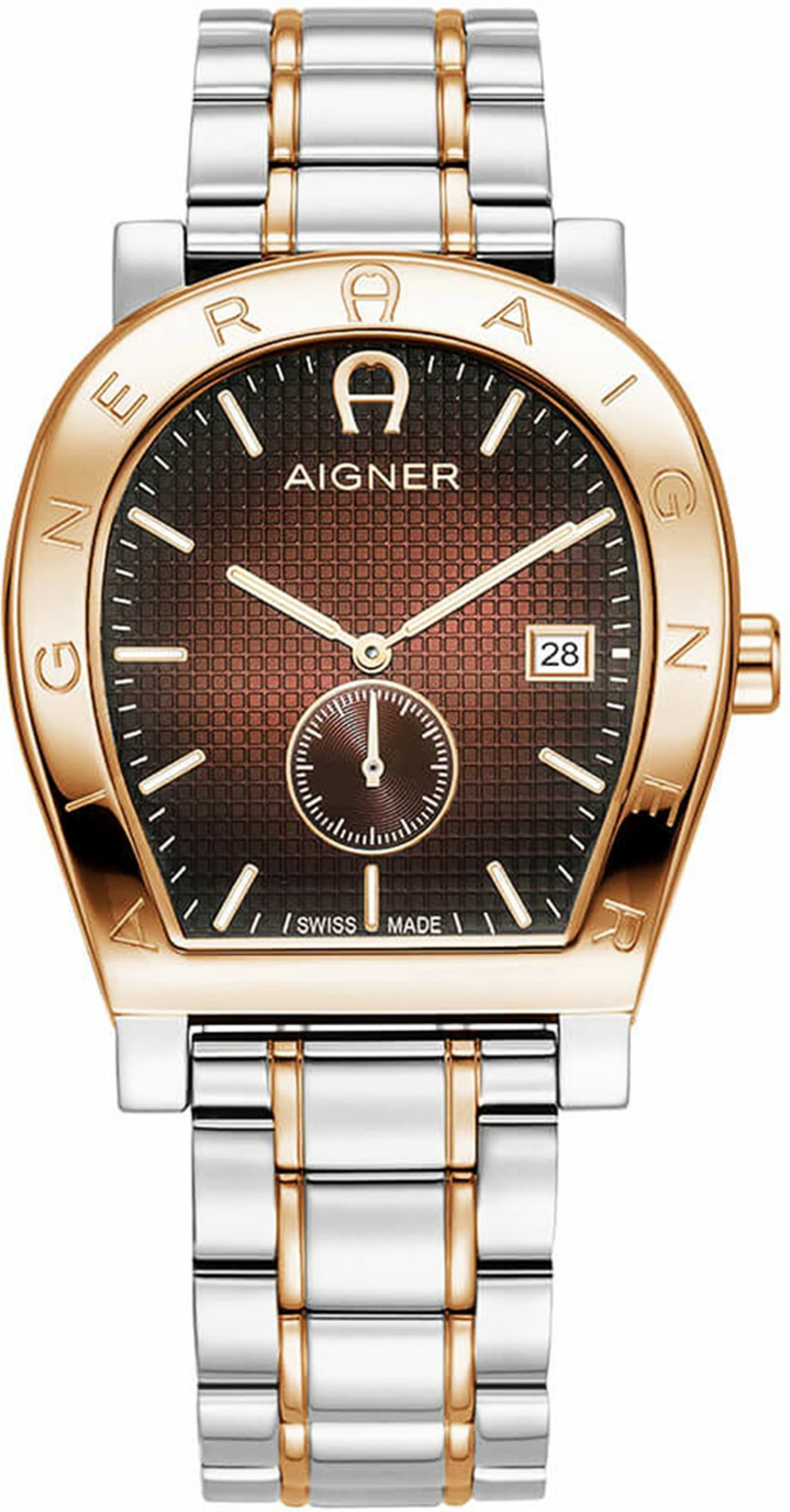 AIGNER Analoguhr in Silber: Vorderseite