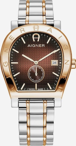 AIGNER Analoguhr in Silber: Vorderseite
