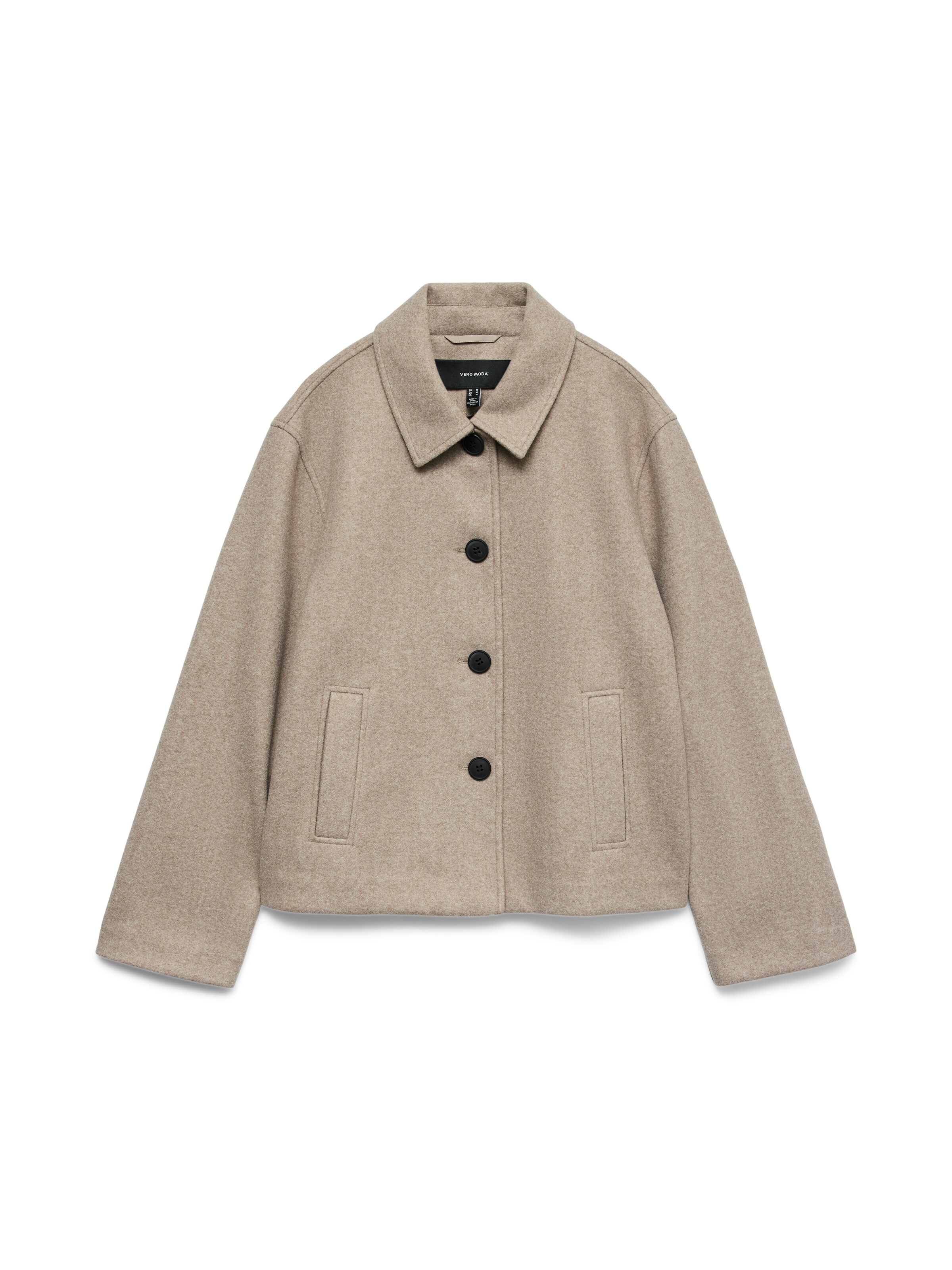 VERO MODA Between-season jacket 'Fortunemie' in Grey: front