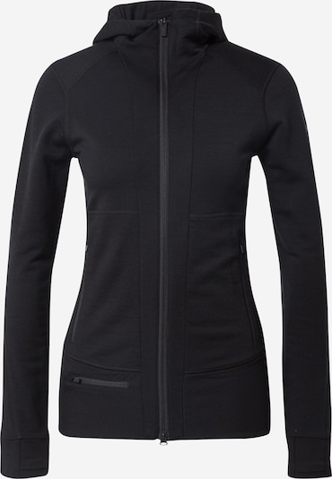 Icebreaker Veste de survêtement en noir, Vue avec produit