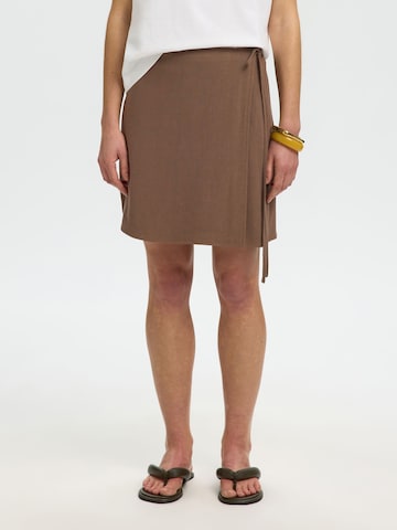 SELECTED Nederdel i brun: forside